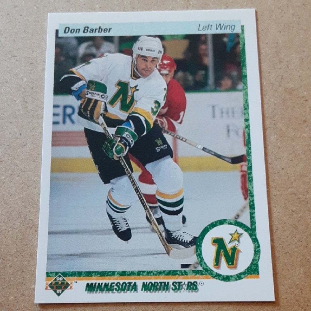 Minnesota North Stars Hockey Rookie Trading Card